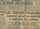L'action Française n°260- Dimanche 17 septembre 1939-Sommaire: La physionomie de Joffre- Les troupes Polonaises combattent partout avec opiniâtreté et ...