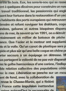 Libération hors-série, Juillet/Aout 1992- La folie des voiles-Sommaire: Brest 92 ou le retour des bateaux oubliés- L'agitateur du littoral par Luc Le Vaillant- Coques en stock par François Wenz-Dumas- Le chantier de l'an Mil par Gérard Meudal- etc.