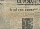 La voix de l'Ouest n°175, 2e année- Jeudi 2 aout 1945-Sommaire: Le vrai procès commence, Maréchal Pétain- L'avenir politique de l'Allemagne a été ...