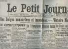 Fac similé/Le petit journal n°18874- Dimanche 30 aout 1914-Sommaire: Villes Bleges bombardées et incendiées, victoire navale anglaise- La triomphane ...