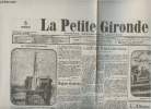 Fac similé/ La petite Gironde n°15944,46e année (édition du matin)- Samedi 26 février 1916-Sommaire: La guerre en papier- Wagons disparus- Lettres ...