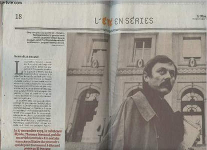 "Extrait du Monde - L'été en série- Samedi 26 Juillet 2014-Sommaire: ""Le Monde"" choisit de torpiller Giscard par Raphaëlle Bacqué- J.W. Anderson, styliste sans étiquette par Carine Bizet- Le 13 février 1996, Dominique Méda plaide pour le partage du travail"