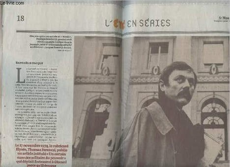 "Extrait du Monde - L'été en série- Samedi 26 Juillet 2014-Sommaire: ""Le Monde"" choisit de torpiller Giscard par Raphaëlle Bacqué- J.W. Anderson, ...