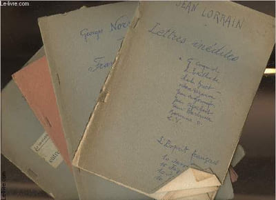 Ensemble d'extrait d'oeuvres de et sur Jean Lorrain