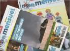 Mon mensuel - n°7 et 8 (2 volumes) - Mai/Juin 2013- 10-14 ans-Sommaire: n°7: Les coupls homosexuels ont le droit de se marier- Un avion finit dans ...