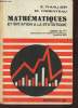 Mathématiques et initiation à la statistique- Classe de 1re. Thuillier E., Parenteau M.