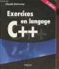 Exercices en langage C++. Delannoy Claude