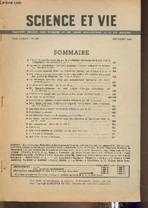 Extrait Science et vie Tome LXXXIV n°435- Décembre 1953- L'aviation est-elle menacée par le prodigieux développement des engins téléguidés?