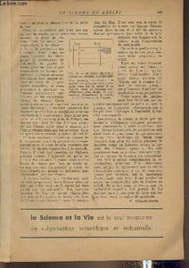 "Extrait (fin) ""Le cinéma en relief""+ De toutes les machines thermiques, les armes à feu ont le rendement le plus faible"