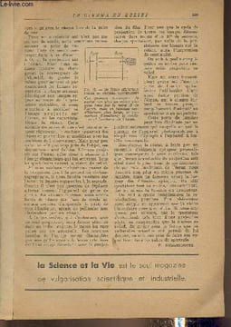 "Extrait (fin) ""Le cinéma en relief""+ De toutes les machines thermiques, les armes à feu ont le rendement le plus faible". Hémardinquer P., ...