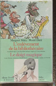 Coffret cassette audio + livrets- Le doigt magique- L'enlèvement de la bibliothécaire