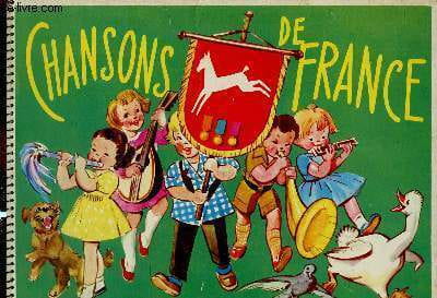 "Chansons de France : Qui craint le grand méchant loup - Que sera sera - Panko l'ourson - etc. Livre d'étiquettes à collectionner ""Chocolat ...