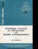 "Techniques d'analyse et d'évaluation des projets d'investissements (Collection ""Tiers monde""). Institut d'étude du développement économique et ...