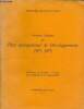 Première esquisse du plan quiquennal de développement 1971 - 1975. Document de Travail à l'usage des Commissions de Plannification. Ministère du Plan ...