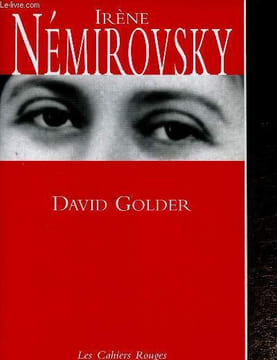 "David Golder (Collection ""Les cahiers rouges"")". Némirovsky Irène
