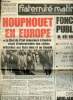 Fraternité Matin n°5580, 27 mai 1983 : Houphouet en Europe. Pleins feux sur la presse francophone : 5 heures d'échanges entre la Radio et le public, ...