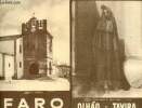 Lot de brochures sur différentes villes du Portugal : Olhão-Tavira. Faro. Moura-Serpa Mértola. Lagos. Viana do Castelo. Bragança-Miranda. Tomar. Beja. ...