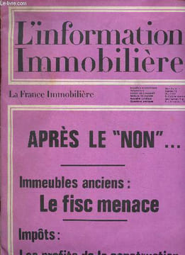 L'Information Immobilière n°10, mai 1969 : Régions : Décentralisation et déconcentration, par François Dormans - Etude : Le domaine public maritime, ...