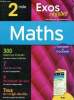 "Maths 2nde (Collection ""Exos résolus""). 300 exercices, 7 interros écrites, résumés de cours, corrigés, mémento détachable". Misset-Rocherolle ...