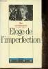 "Eloge de l'imperfection (Collection ""Scientifique. Itinéraire"")". Levi-Montalcini Rita