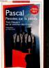 Pensées sur la justice. Trois discours sur la conditions des Grands. Prépas scientifiques 2012. Edition avec dossier. Pascal