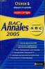 "Annales BAC 2005 : Chimie S (Collection ""ABC""). Obligatoire et spécialité. Sujets corrigés. Tous les sujets du BAC 2004, exercices supplémentaires, ...