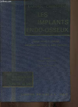 Les implants endo-osseux. technique pratique et coordonée d'implantation endo-osseuse en odonto-stomatologie. Technique radiographique originale par ...