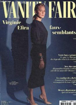 Vanity Fair n°62 octobre 2018 : Virginie Efira, faux-semblants, par Toma Clarac - Paris, nid d'espions : Le Bureau des Légendes, par Philippe Vasset ...