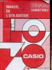 Manuel de l'utilisateur. GRAPH25 Connectable. Casio