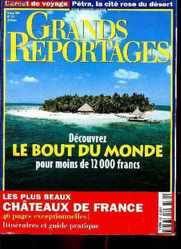 Grands reportages n°193, février 1998 : Découvrez le bout du monde pour moins de 12 000 francs par Isabelle Berdoll, Sophie Bogrow et Emmanuel de Toma ...