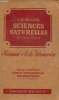 Sciences naturelles. Résumé aide-mémoire. Philosophie, sciences expérimentales, mathématiques (partie commune). Nouvelle édition. Schlegel C.