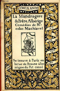 "La mandragore et Frère Alberigo (Collection ""Lumen Animi"")"