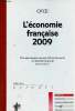 "L'économie française 2009 (Collection ""Repères"", n°520)". OFCE