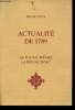 Actualité de 1789 ou faut-il refaire la Révolution ?. Pujols Michel