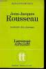 "Jean-Jacques Rousseau. Modernité d'un classique (Collection ""Thèmes et textes"")". Lecercle Jean-Louis