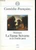 "Comédie française, n°191, avril 1991 : Marivaux : La Fausse Suivante ou le Fourbe puni. ""Le cri des martinets dans le ciel vert"", par Jacques ...
