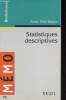 "Statistiques descriptives (Collection ""M&eacute;mo"", n&deg;72)". Petit-Robin Anne