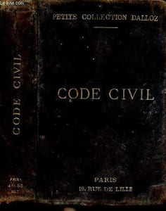 Code Civile annoté d'après la doctrine et la jurisprudence (Petite collection Dalloz). 12e édition