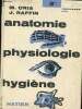 Anatomie et physiologie, microbiologie et secourisme, hygiène. Classe de 3e. Programme 1958. 4e édition. Oria M., Raffin J.
