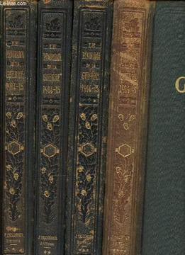 Le Panorama de la Guerre de 1914-1915. Tomes I à IV (4 volumes). Collectif