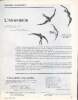 Centre d'intérêt L'hirondelle Extrait du D.C. N°170 du 25-3-65. Collectif