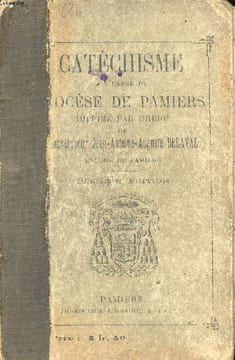 Catéchisme à l'usage du diocèse de Pamiers. Monseigneur Bélaval Jean-Antoine-Auguste