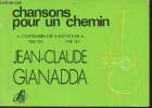 Chansons pour un chemin- Contempler- devenir. Gianadda Jean-Claude