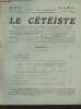 Le Cétéiste 14e année, n°9- Septembre 1933, organe mensuel d'action et de défense professionnelle, économique et sociale de la confédération des ...