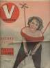 V Magazine 8e année- n°328- 14 Janvier 1951-Sommaire; Amour (sur l'estrade) mène au succès (sur la scène)- Paris ne sera plus inondé grâce aux ...