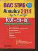 Bac STMG- annales 2014 sujets et corrig&eacute;s- tout-en-un. Broutin J.P., Costa Yves, Sebah Sophie,Solal P.etc