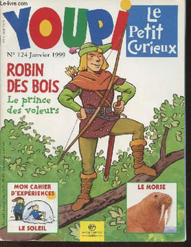 Youpi n°124- Janvier 1999-Sommaire: Bonjour 1999!- Le morse- Maman où es-tu?- Les petits curieux- L'ambulance des pompiers- je m'occupe de mon poisson ...