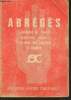 Abrégés- Législation du Travail, instruction civique, prévention des accidents et hygiène. Lescot Bernard