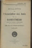 Bulletin de l'association des amis de la radiesth&eacute;sie n&deg;11- Janvier 1933-Sommaire: Le jubil&eacute; m&eacute;dical du professeur Branly et son &eacute;l&eacute;vation &agrave; la ...