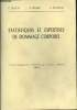 Statistiques et expertises de dommage corporel. Desplat P., Rogier A., Rousseau C.